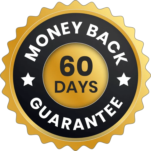 60 Day Money Back Guarantee badge